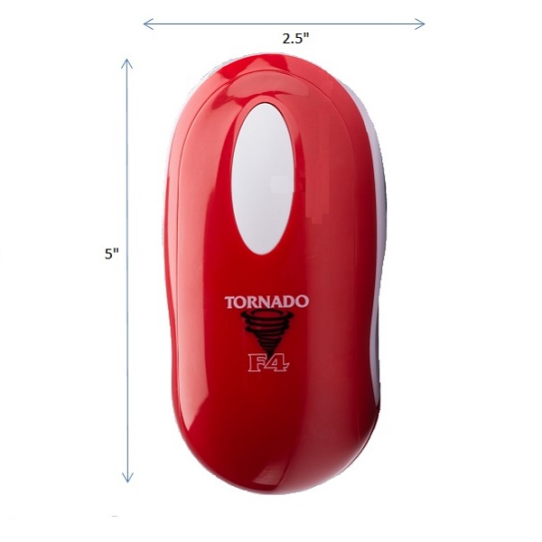 NEW Tornado F4 Electric Can Opener in Red 